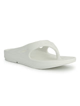 White Stylish Slip-On Flats For Men (TC-LFLATM-WHT)