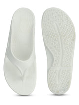 White Stylish Slip-On Flats For Men (TC-LFLATM-WHT)