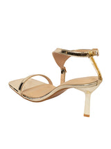 Light Gold Patent Leather Stiletto Heel Sandals (TC-M4518-4-LGLD)