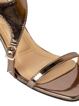 Pewter Patent Leather Stiletto Heel Sandals (TC-M4518-4-PEW)