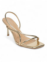 Light Gold Patent Leather Stiletto Heel Sandals (TC-M4518-7-LGLD)