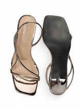 Pewter Patent Leather Stiletto Heel Sandals (TC-M4518-7-PEW)