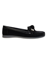 Black Synthetic Leather Stylish Loafers (TC-MD-2403-BLK)