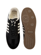 Black White Leather Low Ankle Stylish Sneakers For Men (TC-MENSAM1-BLKWHT)