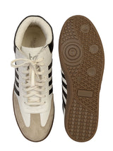 White Black Leather High Ankle Stylish Sneakers For Men (TC-MENSAMH1-WHTBLK)