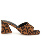Brown Suede Stylish Slip-On Block Mules (TC-NK-005-BROLEO)