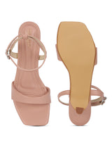 Nude PU Buckle Stiletto Heels (TC-NK-013-NUD)