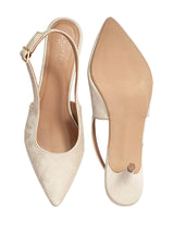 Cream Synthetic Leather Backstrap Pointed Toe Kitten Pumps (TC-OS-0317-CRM)