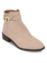 Beige Suede High-End-Fashion Stylish Ankle Boots (TC-OS-BO-02-BEIGSUE)