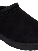 Black Suede Winter Stylish Ankle Boots (TC-RS2530-BLK)