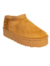Camel Suede Winter Stylish Ankle Boots (TC-RS3521-CAM)