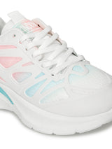 Sky Blue White Mesh Lace-Up Sneakers (TC-RS3614-SKYBLU)