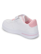 Pink PU Stylish Velcro Sneakers For Kids-Unisex (TC-RS3619-PNK)