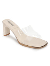 Beige PU Block Sandals (TC-RS3648-BEIG)