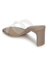 Khaki PU Block Sandals (TC-RS3648-KHA)