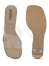 Khaki PU Block Sandals (TC-RS3648-KHA)