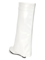 White PU High-End-Fashion Stylish Knee Boots (TC-RS3670-WHT)