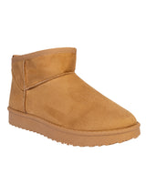 Camel Suede Winter Stylish Low Ankle Boots (TC-RS3683L-CAM)