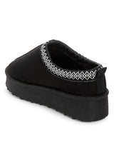 Black Suede Winter Stylish Low Ankle Boots (TC-RS3684-BLK)