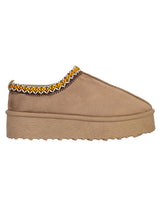 Khaki Suede Winter Stylish Low Ankle Boots (TC-RS3684-KHA)