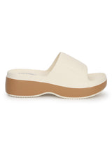 Cream Mocha PU Slip-On Flats (TC-RS3690-CRMMOC)