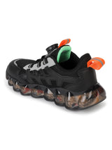 Black Mesh Rotating Button Sneakers (TC-RS40001-BLK)