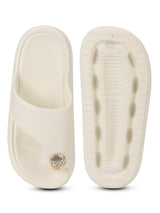 Beige PU Toe Ring Slip-On Flats (TC-RS4200-BEIG)