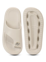 Bone PU Toe Ring Slip-On Flats (TC-RS4200-BON)
