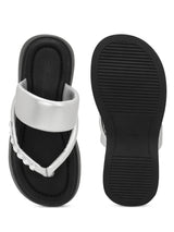 Silver PU Diamant�� Block Heel Sandals (TC-RS699-SIL)