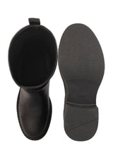 Black Synthetic Leather High-End-Fashion Stylish Ankle Boots (TC-RSXR846-BLK)