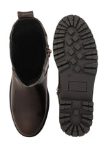 Brown Synthetic Leather Winter High-End Stylish Ankle Boots (TC-RSZY301-BRO)