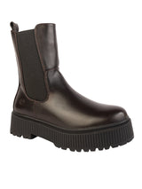 Brown Synthetic Leather Winter High-End Stylish Ankle Boots (TC-RSZY503-BRO)