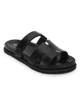 Black PU Slip-On Flats (TC-ST12ORRY-BLK)
