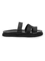 Black PU Slip-On Flats (TC-ST12ORRY-BLK)