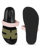 Kahki Pink PU Slip-On Flats (TC-ST12ORRY-KHAPNK)