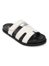 White PU Slip-On Flats (TC-ST12ORRY-WHT)