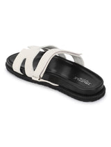 White PU Slip-On Flats (TC-ST12ORRY-WHT)