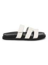 White PU Slip-On Flats (TC-ST12ORRY-WHT)
