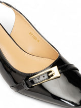 Black Patent Leather Block Heel Sandals (TC-Y7188-5-BLK)