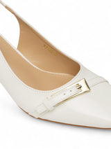 White Patent Leather Block Heel Sandals (TC-Y7188-5-WHT)