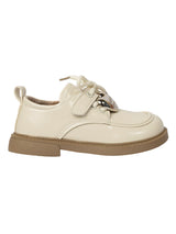 Beige Synthetic Leather Velcro Sneakers For Kids-Unisex (TC-ZY388-BEIG)