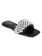 Black PU Slip-On Flats (TC-KL004-BLK)