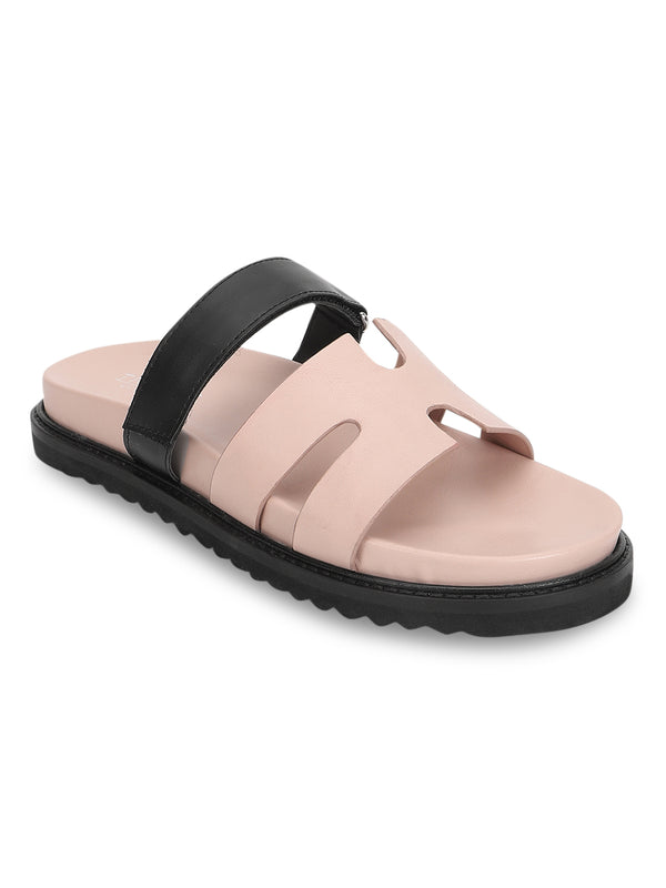Pink PU Slip-On Flats (TC-OS-0301-PNK)