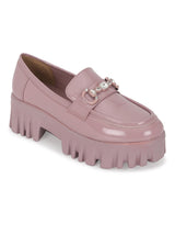 Lavender Patent Block Loafers (TC-B06563-LAV)