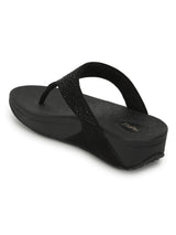 Black Suede Comfort Flats (TC-CD-905-BLK)