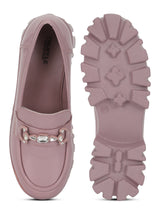Lavender Patent Block Loafers (TC-B06563-LAV)