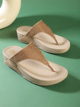 Nude Suede Comfort Flats (TC-CD-905-NUD)