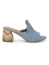 Light Blue Denim Block Sandals (TC-A3218-LBLUDEN)