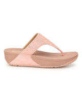 Pink Suede Comfort Flats (TC-CD-905-PNK)