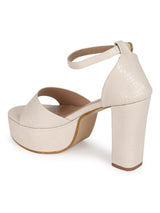 Nude PU Croc Pattern Platform Sandals (TC-SLC-V103-NUD)
